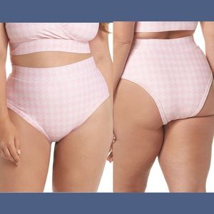 NEW $120 Alpine Butterfly Lover High Waist Bikini Bottoms [‎ PLUS SZ 2X ]